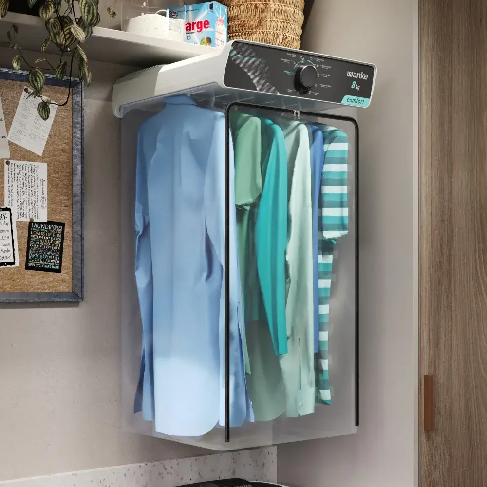 Secadora de  Roupas 8.0 Kg Parede Luana Comfor  - 127V - WANKE