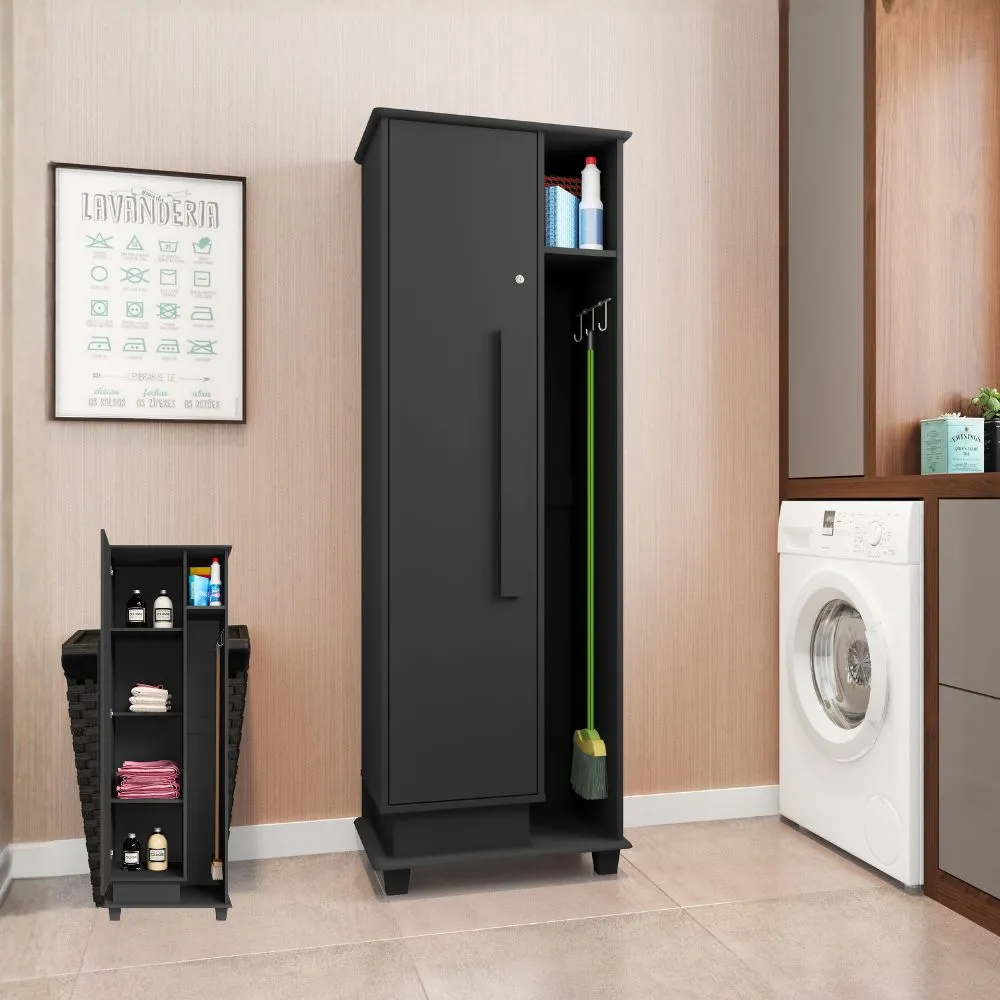 Armário Multiuso Caribe - Preto