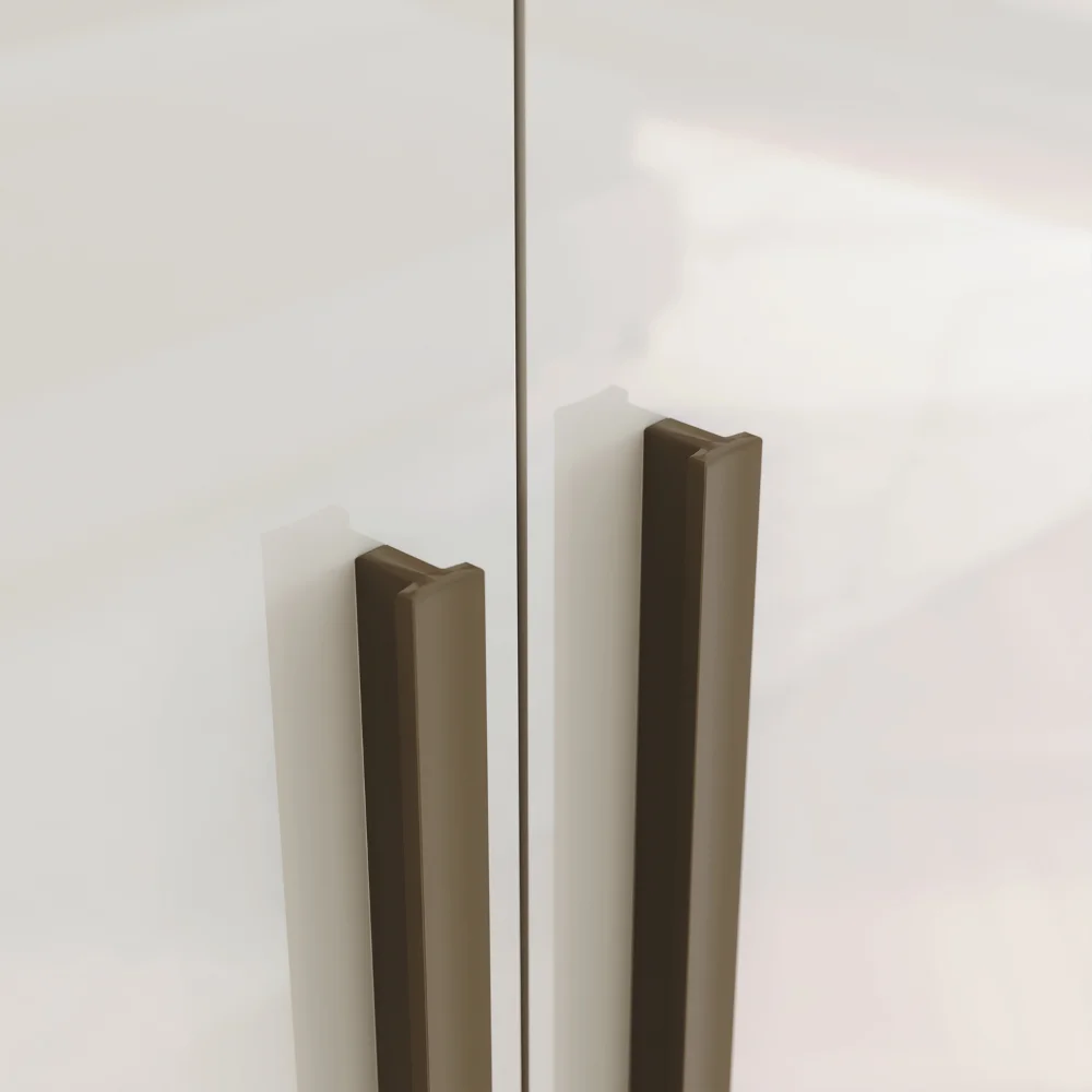 Guarda-Roupa Malaga/New Jade - Cinamomo/Off White - Foto 8