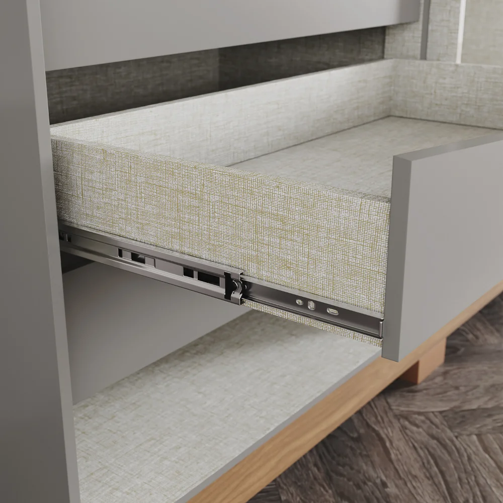 Guarda-Roupa Nepal/ Andréas 06 Pts D309 - Cinza Nature (169) - Foto 12