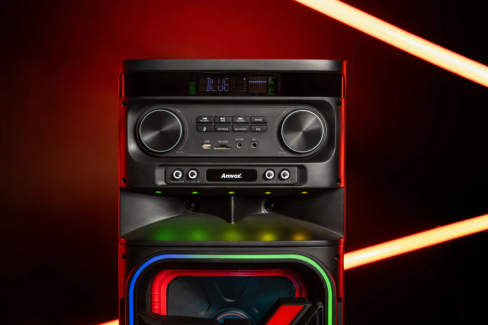 Caixa Amplificada 2100 Atx 2108M Quadradinho Bivolt Amvox - Foto 2