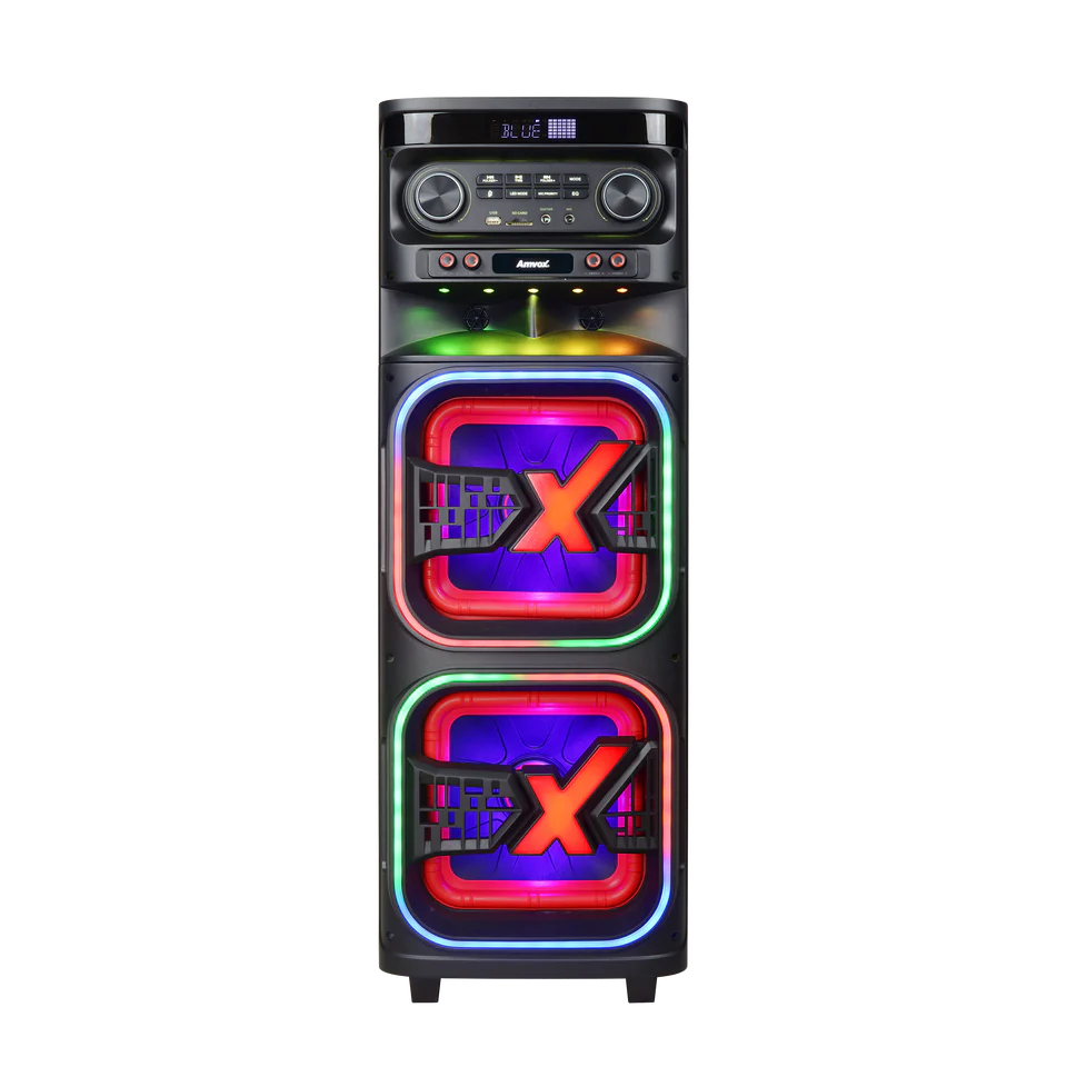 Caixa Amplificada 2100 Atx 2108M Quadradinho Bivolt Amvox - Foto 7